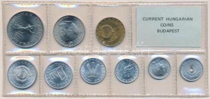 1981. 2f-10Ft 9db klf érmés forgalmi sor fóliatokban T:1