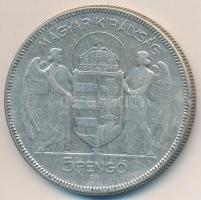 1930. 5P Ag "Horthy-jobbra" T:3 Adamo P8