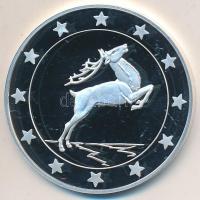 DN "Eurofantáziák - Csodaszarvas" Ag (0,999) emlékérem (20,7g) T:PP tanúsítvánnyal! Csak 2...