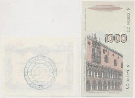 Olaszország 1982. 1000L + DN "Környezetvédelmi és Kulturális Örökségvédelmi Minisztérium" ...