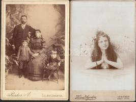 cca 1900-1930 Felvidéki fotótörténeti leletek, Kassa, Losoncz, Selmeczbánya, Nyitra, Késmárk, Galánt...