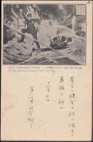 Orosz-Japán háború, Russo-Japanese war, Lieut. Commander Hirose in the 2nd blocking of Port Arthur