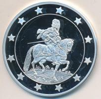 DN "Eurofantáziák - Magyar Huszár" Ag (0,999) emlékérem (20,7g) T:PP tanúsítvánnyal! Csak ...