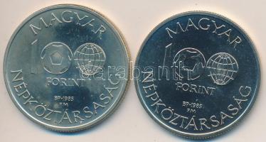 1985. 100Ft "Mexikói Labdarúgó VB" (2xklf)  T:BU