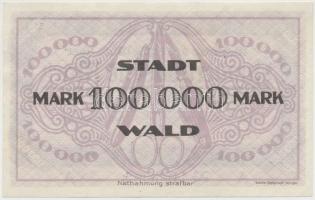 Német Birodalom / Weimari Köztársaság / Wald 1923. 100.000M T:II-
Germany / Weimar Republic / Wald 1...