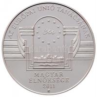 2011. 3000Ft Ag "Az Európai Unió Tanácsának magyar elnöksége" T:PP Dísztokban és tanúsítvá...