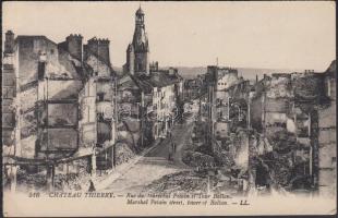 Château-Thierry, Rue du Marechal Pelain, Tour Ballan / street, tower (EK)