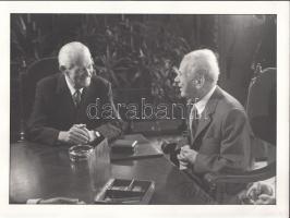 1984 Balla Demeter (1931-): Trautmann Dezső, Major Máté, aláírt, pecséttel jelzett, 24x18 cm