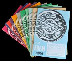 1986-1994. Az Érem c. folyóirat 11db különböző száma