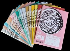 1996-2005. Az Érem c. folyóirat 17db különböző száma