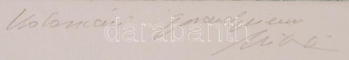 Kolozsvári G. Miklós (1950-): Kujon és Léha.  Rézkarc 15/9, papír, jelzett, 20×17 cm