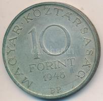 1948. 10Ft Ag "Széchenyi" T:2- Adamo EM2