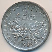 Franciaország 1966. 5Fr Ag T:2 France 1966. 5 Francs Ag C:XF