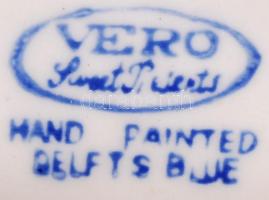 Kerámia váza és papucs, jelzettek, apró lepattanás a vázán