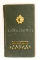 1937 Bp., Magyar Királyság által kiállított fényképes útlevél /
1937 Bp., Hungarian passport