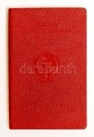1958 Bp., Magyar Népköztársaság által kiállított fényképes útlevél /
1958 Bp., Hungarian passport