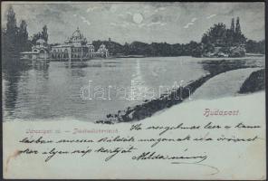 1899 Budapest XIV. Városligeti tó (Rb)