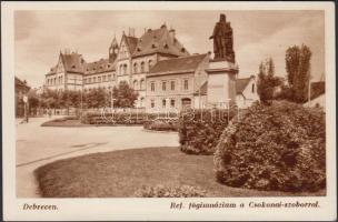 Debrecen, Református főgimnázium, Csokonai szobor