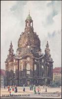 Dresden, Frauenkirche / church, Raphael Tuck & Sons Oilette No. 728. s: Charles E. Flower