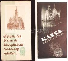 cca 1920-1940 Kassa 2 db képest idegenforgalmi ismertető kiadvány