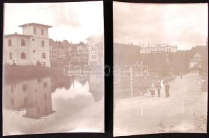 cca 1910 Tátralomnic, Tátrafüred 2 db fotó / Tatra photos ~9x11 cm