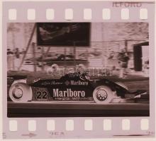 1985 9 db eredeti negatív filmkocka az első magyar Forma 1 nagydíjról