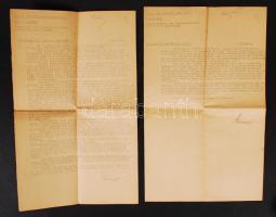 1917 Német nyelvű tábori levelezés hadtáp ügyében, a lovak és katonák megfelelő téli ellátásáról / 1917 German military field-post about logistic