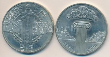 Ukrajna 2000. 5H Cu-Ni-Zn "Orosz Keresztény Párbeszéd" + 5H Cu-Ni-Zn "Kerch városának...