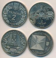Ukrajna 2000-2004. 2H (4xklf) T:BU,P Ukraine 2000-2004. 2 Hryvni (4xdiff) C:BU,P