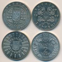 Ukrajna 1998-1999. 2H (4xklf) T:P Ukraine 1998-1999. 2 Hryvni (4xdiff) C:P