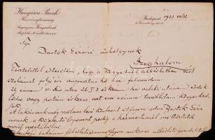 1916 Számlák Bartók Géza és felesége nevére