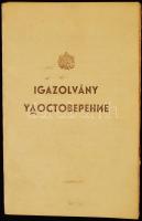 1945 Szabad közlekedésre jogosító orosz-magyar kétnyelvű igazolvány belügyi alkalmazott részére