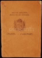 1928 Nyugalmazott bíró útlevele