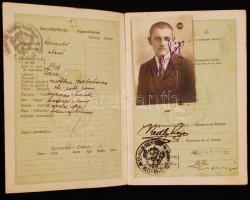 1924 Puhafedeles útlevél / Passport