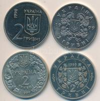 Ukrajna 1998-1999. 2H (4xklf) T:P Ukraine 1998-1999. 2 Hryvni (4xdiff) C:P