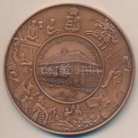 Fritz Mihály (1947-) "Kossuth Lajos 200 éve született" Br emlékérem (80mm) T:1-