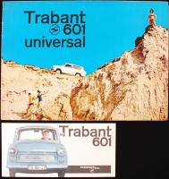 cca 1980 2 db képes Trabant autó katalógus