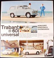 cca 1980 2 db képes Trabant autó katalógus