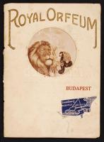 1928 A Royal orfeum decemberi műsora. Képes ismertető füzet. 32p.