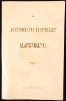 1902 Az Aradvidéki tanítóegyesület alapszabályai 12p.