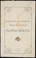 1913 A Kisszentmiklósi önkéntes tűzoltó-testület kitöltött tagsági könyve és alapszabályai 20p.