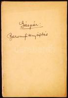 Gáspár József: Baromfi tenyésztés. Kolozsvár, 1901. Gámán J. 50p. Papírkötésben