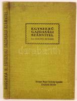 Suschka Richárd: Egyszerű gazdasági számvitel. Bp., 1902. Pátria. 212p. Egészvászon kötésben