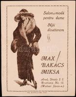 1924 Arad Bakács Miksa divatüzlete képes reklámfüzet. / Arad fashion shop advertising 8p.