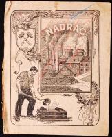 1910 A Nadrági Vasgyár képes árjegyzéke kereskedelmi és építészeti öntvényekről. / Picture advertising of the Nadrag factory