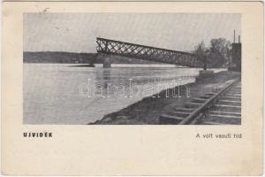 Újvidék, volt vasúti híd / railway bridge (EK)