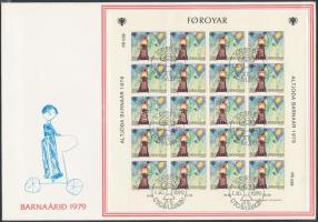 1979 Nemzetközi gyermekév - gyermekrajzok kisívsor Mi 45-47 3 FDC