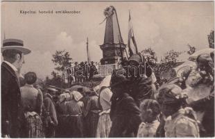 Kápolna, Honvéd emlékszobor felavatása (EK)