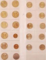 Szovjetunió / Oroszország 1962-2001. 1k - 2R (109x) több klf db 4db berakólapon T:vegyes
Soviet Unio...