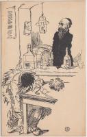 Jedna z jeho obeti / One of his victims, judaica, humour, pub